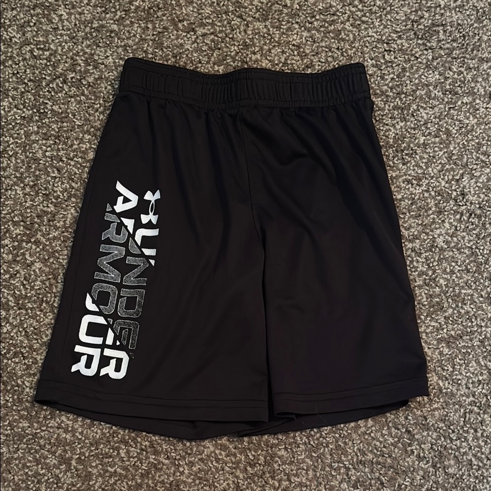 Under Armour Boys Black Shorts